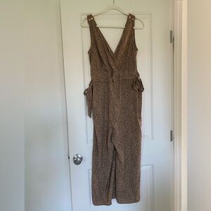 Cheetah print jumpsuit